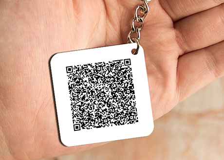 Remembrance keychain carried in everyday life